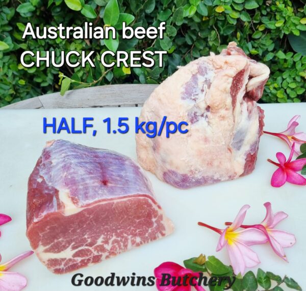 Beef CHUCK CREST Australia brand AMH / Kilcoy frozen HALF CUTS - Image 23
