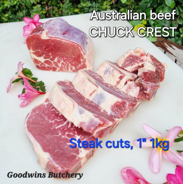 Beef CHUCK CREST Australia brand AMH / Kilcoy frozen HALF CUTS - Image 19
