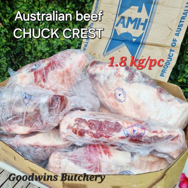 Beef CHUCK CREST Australia brand AMH / Kilcoy frozen HALF CUTS - Image 18