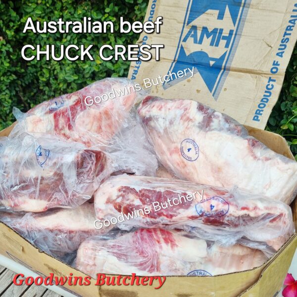 Beef CHUCK CREST Australia brand AMH / Kilcoy frozen HALF CUTS - Image 9