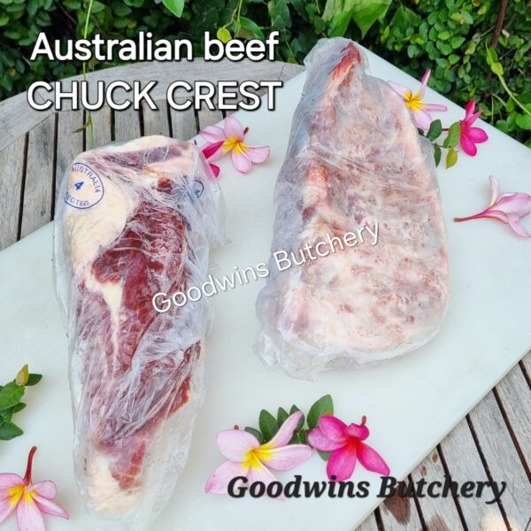 Beef CHUCK CREST Australia brand AMH / Kilcoy frozen HALF CUTS - Image 8