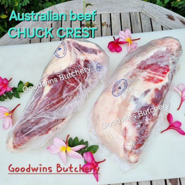 Beef CHUCK CREST Australia brand AMH / Kilcoy frozen HALF CUTS - Image 5