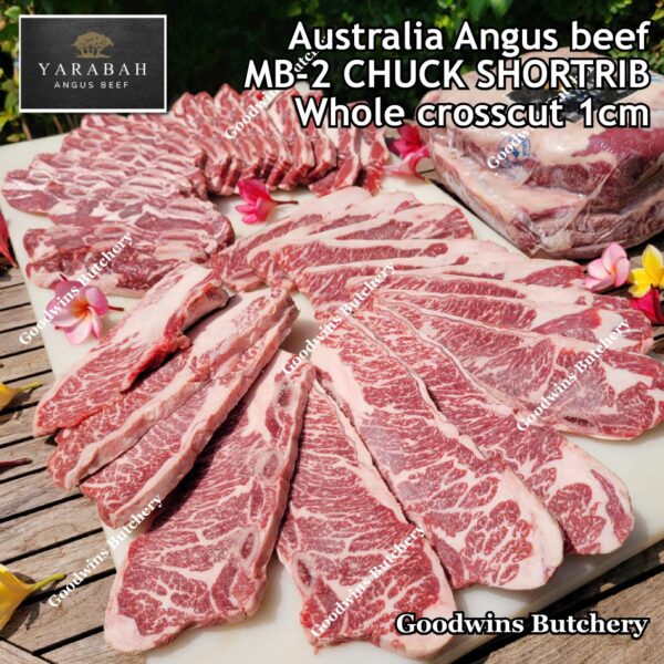 Beef rib shortrib ANGUS CHUCK SHORT RIB 3-4 ribs Australia marbling MB-2 frozen Australia YARABAH for roast grill smoke galbi bulgogi iga sapi konro - Image 22