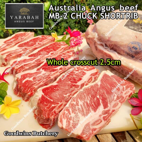 Beef rib shortrib ANGUS CHUCK SHORT RIB 3-4 ribs Australia marbling MB-2 frozen Australia YARABAH for roast grill smoke galbi bulgogi iga sapi konro - Image 15