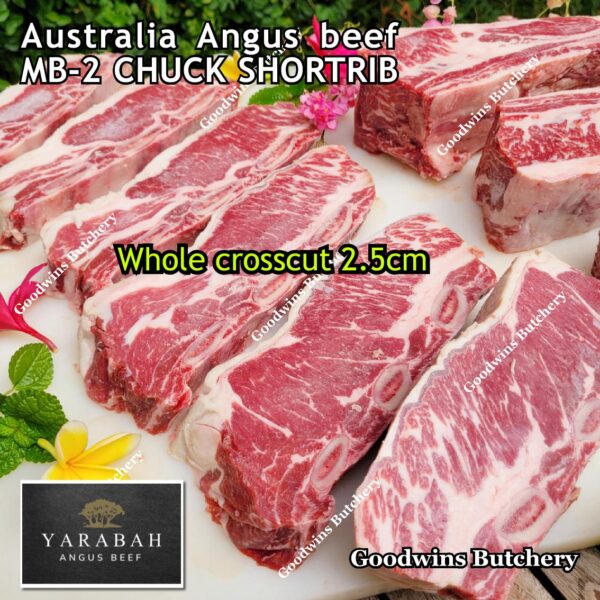 Beef rib shortrib ANGUS CHUCK SHORT RIB 3-4 ribs Australia marbling MB-2 frozen Australia YARABAH for roast grill smoke galbi bulgogi iga sapi konro - Image 14