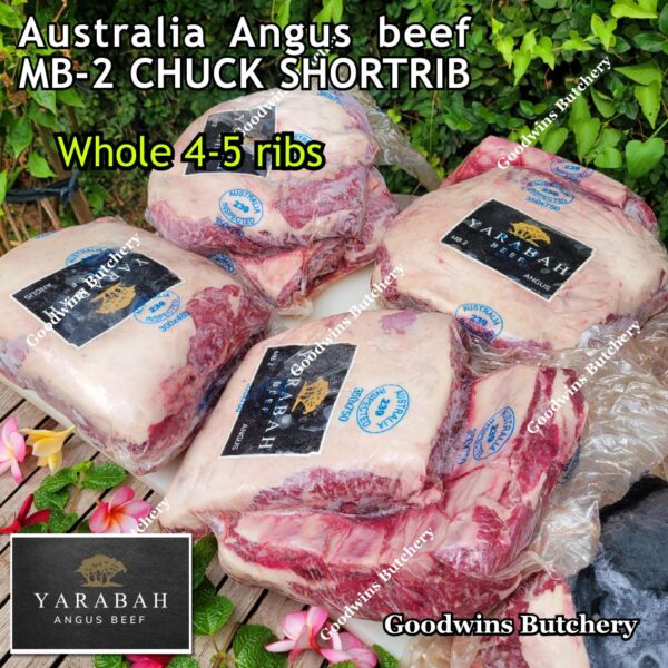 Beef rib shortrib ANGUS CHUCK SHORT RIB 3-4 ribs Australia marbling MB-2 frozen Australia YARABAH for roast grill smoke galbi bulgogi iga sapi konro - Image 10
