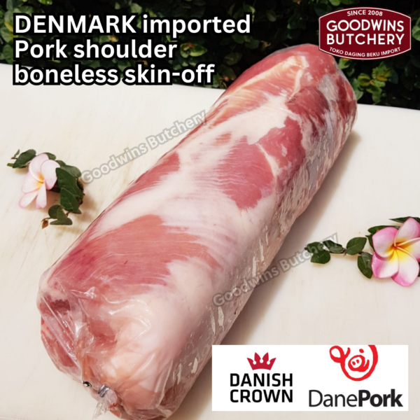 Pork shoulder boneless skin off ALL CUTS STEAK ROAST SLICE import Denmark Danish Crown Dane Pork Spain Coren kapsim babi tanpa tulang-kulit beku collar boston butt frozen - Image 16