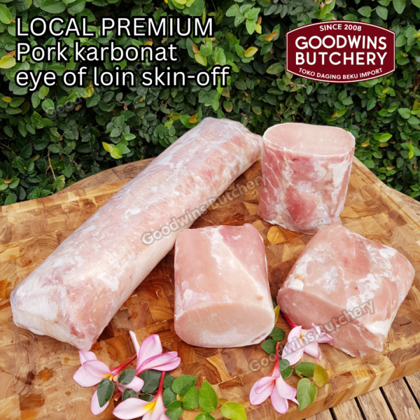 Pork eye of loin skin off local premium ALL CUTS karbonat babi tanpa kulit beku frozen SEMUA POTONGAN - Image 24