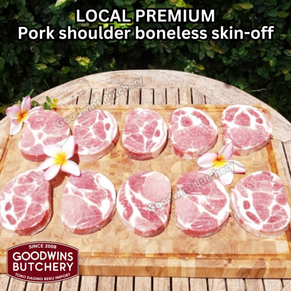 Pork shoulder boneless skin off local premium ALL CUTS kapsim babi tanpa tulang kulit SEMUA POTONGAN beku collar boston butt frozen - Image 12