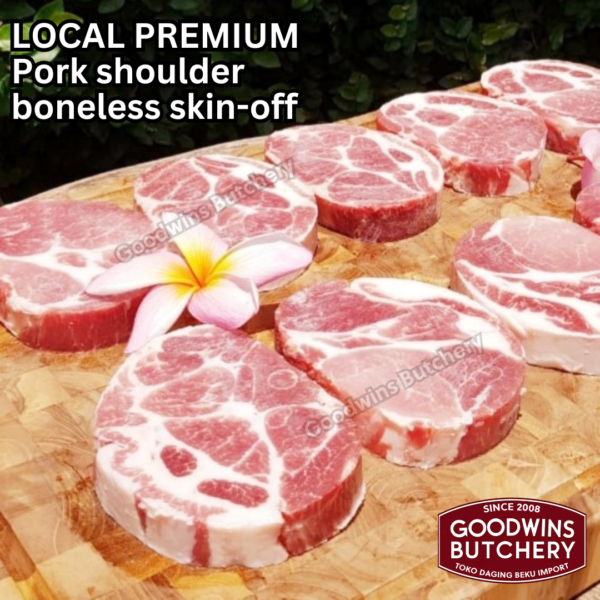 Pork shoulder boneless skin off local premium ALL CUTS kapsim babi tanpa tulang kulit SEMUA POTONGAN beku collar boston butt frozen - Image 10