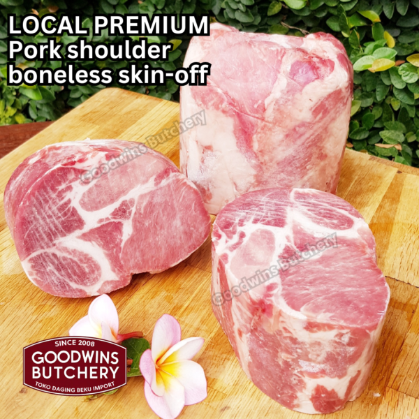 Pork shoulder boneless skin off local premium ALL CUTS kapsim babi tanpa tulang kulit SEMUA POTONGAN beku collar boston butt frozen - Image 8