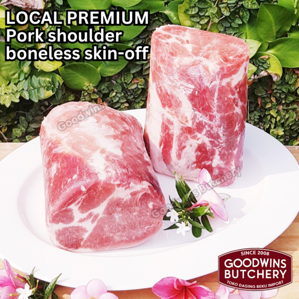 Pork shoulder boneless skin off local premium ALL CUTS kapsim babi tanpa tulang kulit SEMUA POTONGAN beku collar boston butt frozen - Image 6