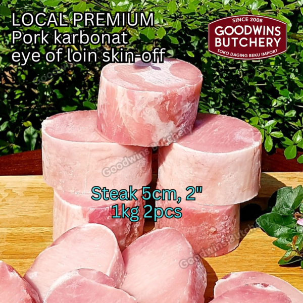 Pork eye of loin skin off local premium ALL CUTS karbonat babi tanpa kulit beku frozen SEMUA POTONGAN - Image 17