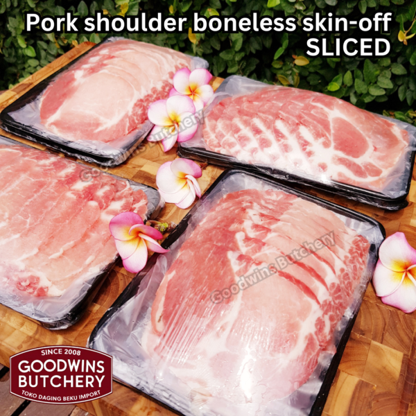 Pork shoulder boneless skin off local premium ALL CUTS kapsim babi tanpa tulang kulit SEMUA POTONGAN beku collar boston butt frozen - Image 5