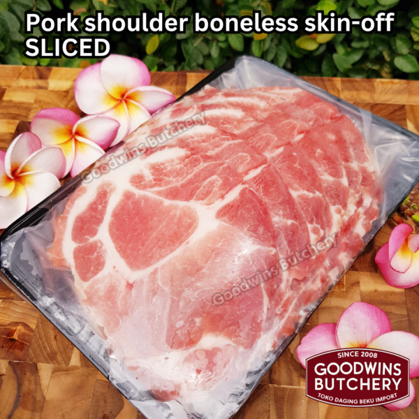 Pork shoulder boneless skin off local premium ALL CUTS kapsim babi tanpa tulang kulit SEMUA POTONGAN beku collar boston butt frozen - Image 3