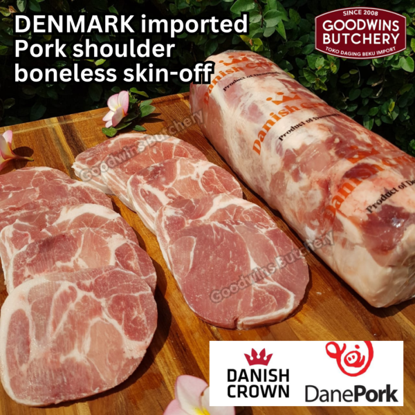 600g 3pcs pork Kapsim SHOULDER BONELESS SKIN OFF DANISH CROWN Denmark - Image 10