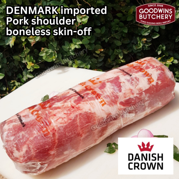 2.5kg pork babi shoulder collar boston-butt boneless WHOLE Coren Spain