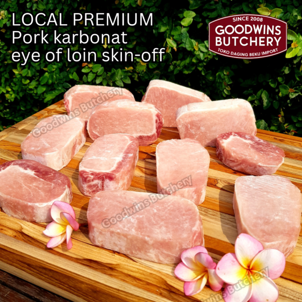 Pork eye of loin skin off local premium ALL CUTS karbonat babi tanpa kulit beku frozen SEMUA POTONGAN - Image 9
