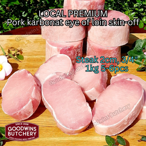 Pork eye of loin skin off local premium ALL CUTS karbonat babi tanpa kulit beku frozen SEMUA POTONGAN - Image 6