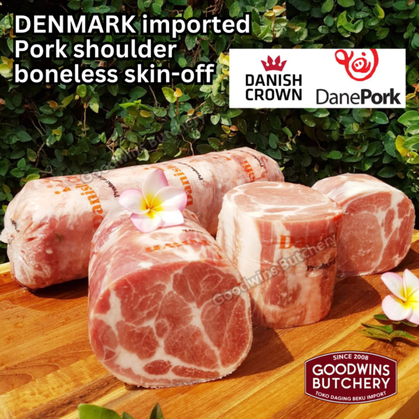 Pork shoulder boneless skin off ALL CUTS STEAK ROAST SLICE import Denmark Danish Crown Dane Pork Spain Coren kapsim babi tanpa tulang-kulit beku collar boston butt frozen - Image 10