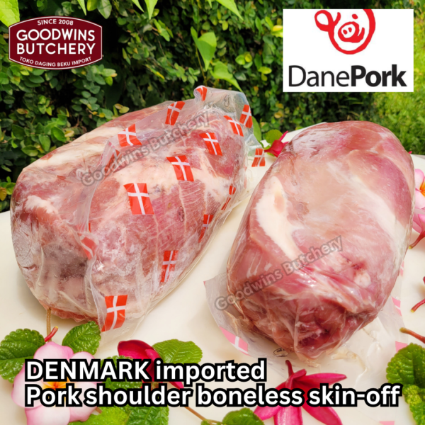 Pork shoulder boneless skin off ALL CUTS STEAK ROAST SLICE import Denmark Danish Crown Dane Pork Spain Coren kapsim babi tanpa tulang-kulit beku collar boston butt frozen - Image 5