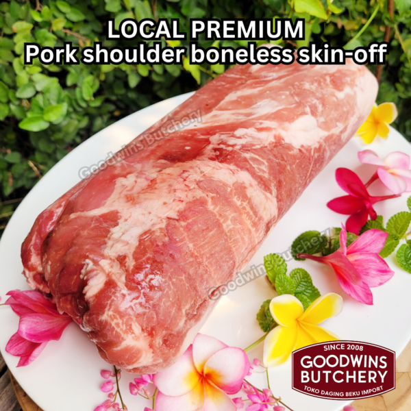 Pork shoulder boneless skin off local premium ALL CUTS kapsim babi tanpa tulang kulit SEMUA POTONGAN beku collar boston butt frozen - Image 22