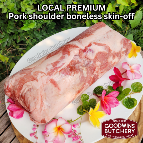 Pork shoulder boneless skin off local premium ALL CUTS kapsim babi tanpa tulang kulit SEMUA POTONGAN beku collar boston butt frozen - Image 21