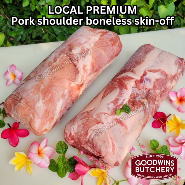 Pork shoulder boneless skin off local premium ALL CUTS kapsim babi tanpa tulang kulit SEMUA POTONGAN beku collar boston butt frozen - Image 20