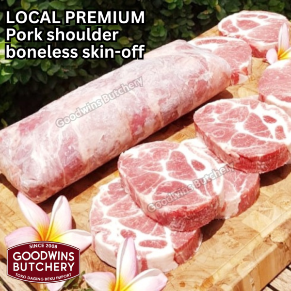 Pork shoulder boneless skin off local premium ALL CUTS kapsim babi tanpa tulang kulit SEMUA POTONGAN beku collar boston butt frozen - Image 18