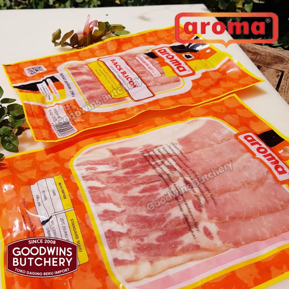 Aroma Pork Back BACON SLICED 250 GR - Image 3