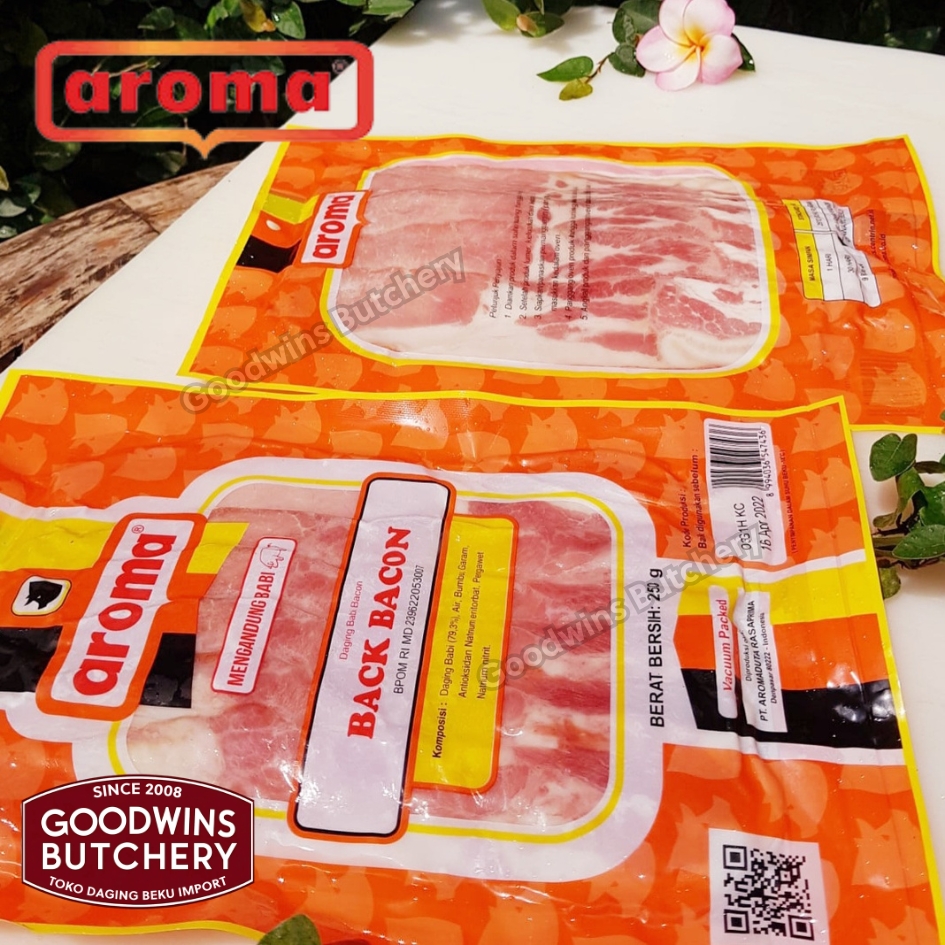 Aroma Pork Back BACON SLICED 250 GR - Image 2