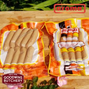 Aroma Bali Pork SAUSAGES Sosis Babi Beku Frozen Breakfast 250GR