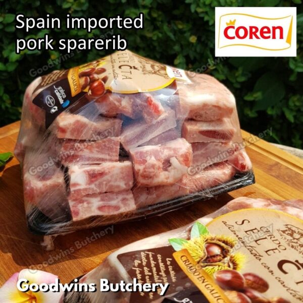 Pork sparerib imported baikut tulang iga babi US berkshire Smithfield Virginia frozen spare rib 2 slabs/pack - Image 32