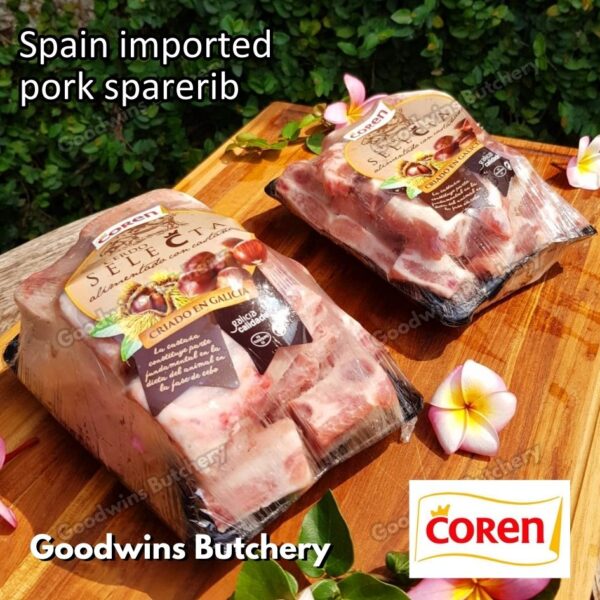 Pork sparerib imported baikut tulang iga babi US berkshire Smithfield Virginia frozen spare rib 2 slabs/pack - Image 29