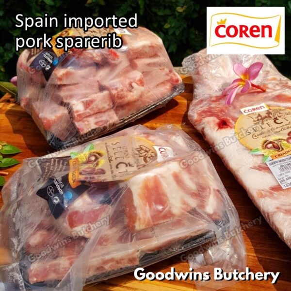 Pork sparerib imported baikut tulang iga babi US berkshire Smithfield Virginia frozen spare rib 2 slabs/pack - Image 35