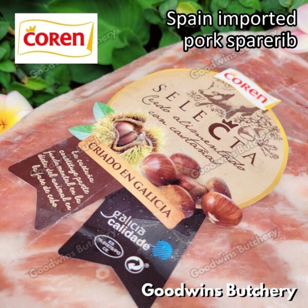 Pork sparerib imported baikut tulang iga babi US berkshire Smithfield Virginia frozen spare rib 2 slabs/pack - Image 34