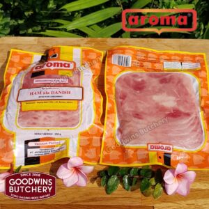 Aroma Bali Pork Sliced HAM Frozen Danish 250Gr