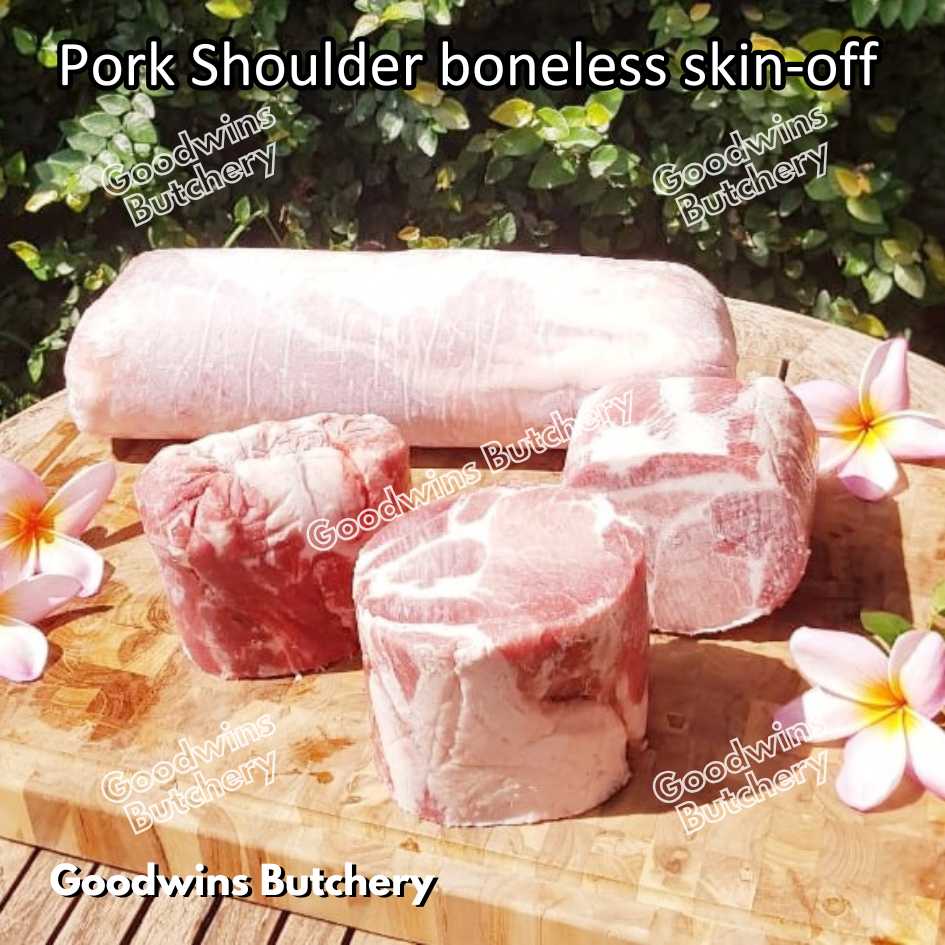 Pork shoulder boneless skin off Local Premium FRESHLY SLICED 1kg | kapsim babi collar boston-butt frozen - Image 10