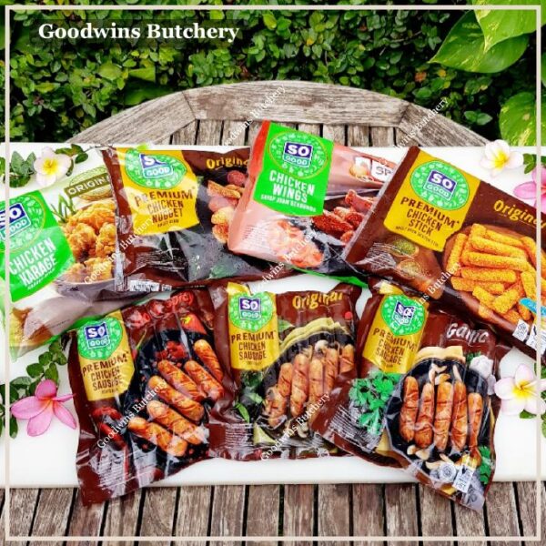 SOGOOD CHICKEN ALL ITEM | Frozen CHICKEN Wings Stick Nugget Karage Sausage Katsu Sosis Bakso | So Good Food