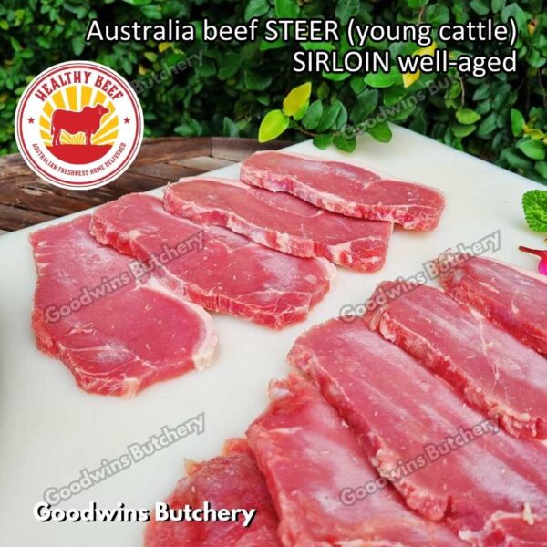 Beef SIRLOIN Australia STEER (young cattle) Healthy Beef aged-frozen WHOLE CUTS daging sapi has luar Striploin New York strip - Image 41