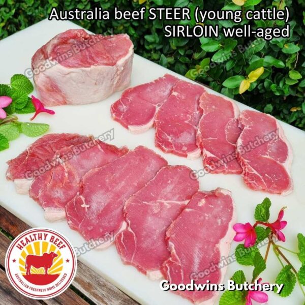 Beef SIRLOIN Australia STEER (young cattle) Healthy Beef aged-frozen WHOLE CUTS daging sapi has luar Striploin New York strip - Image 38