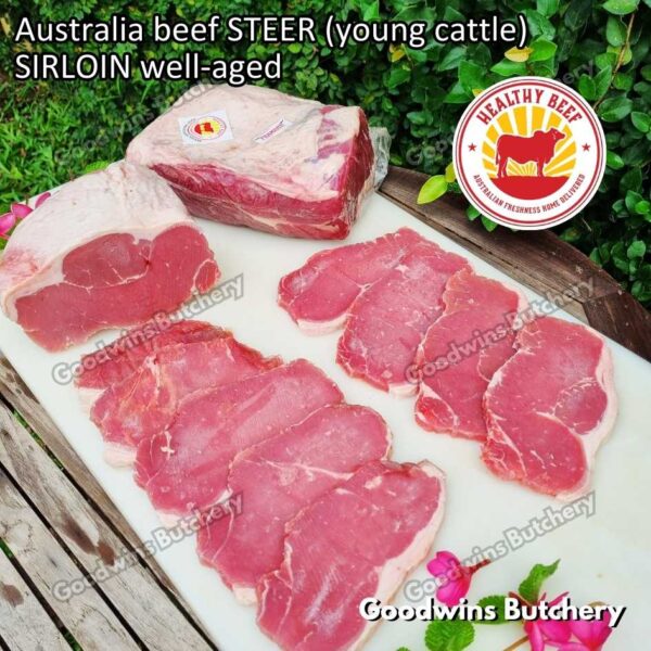 Beef SIRLOIN Australia STEER (young cattle) Healthy Beef aged-frozen WHOLE CUTS daging sapi has luar Striploin New York strip - Image 35