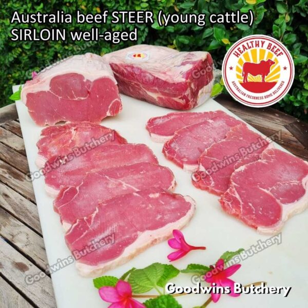 Beef SIRLOIN Australia STEER (young cattle) Healthy Beef aged-frozen WHOLE CUTS daging sapi has luar Striploin New York strip - Image 33