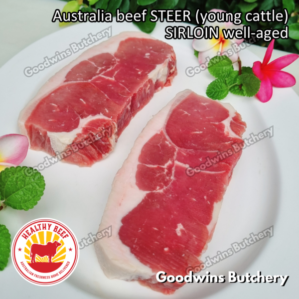 Beef SIRLOIN Australia STEER (young cattle) Healthy Beef aged-frozen WHOLE CUTS daging sapi has luar Striploin New York strip - Image 22