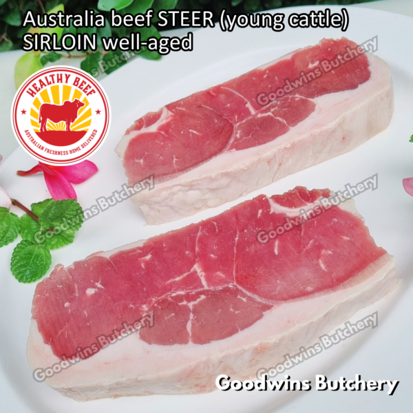 Beef SIRLOIN Australia STEER (young cattle) Healthy Beef aged-frozen WHOLE CUTS daging sapi has luar Striploin New York strip - Image 21