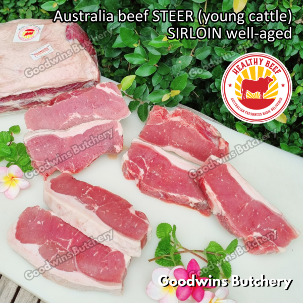 Beef SIRLOIN Australia STEER (young cattle) Healthy Beef aged-frozen WHOLE CUTS daging sapi has luar Striploin New York strip - Image 20
