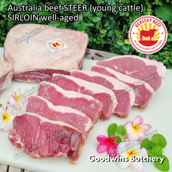 Beef SIRLOIN Australia STEER (young cattle) Healthy Beef aged-frozen WHOLE CUTS daging sapi has luar Striploin New York strip - Image 29