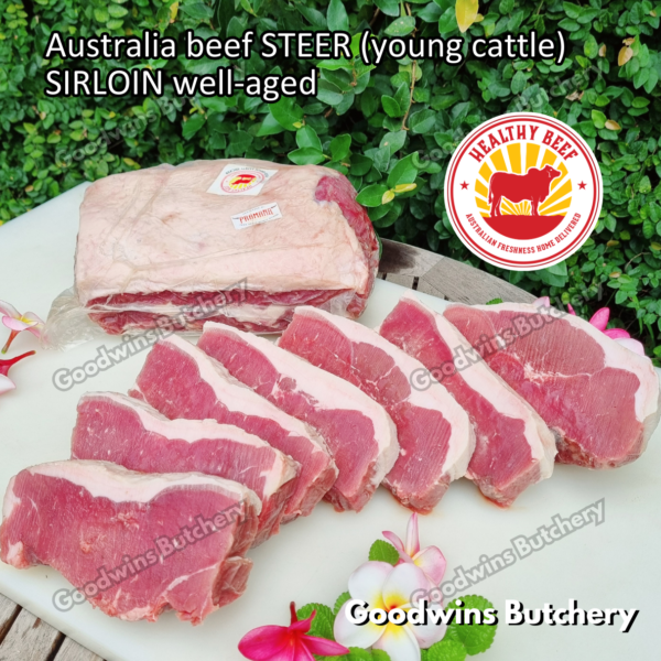 Beef SIRLOIN Australia STEER (young cattle) Healthy Beef aged-frozen WHOLE CUTS daging sapi has luar Striploin New York strip - Image 28