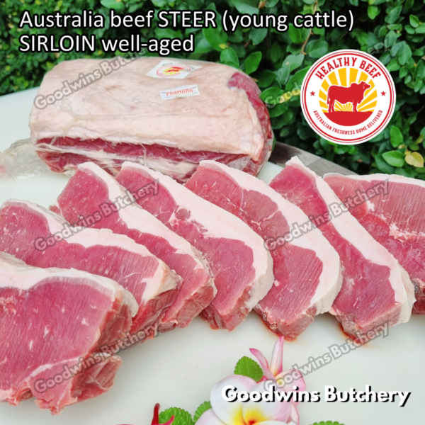 Beef SIRLOIN Australia STEER (young cattle) Healthy Beef aged-frozen WHOLE CUTS daging sapi has luar Striploin New York strip - Image 27