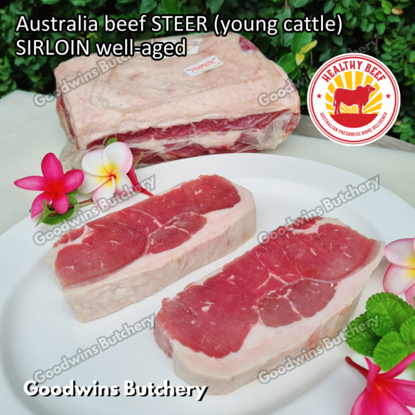 Beef SIRLOIN Australia STEER (young cattle) Healthy Beef aged-frozen WHOLE CUTS daging sapi has luar Striploin New York strip - Image 26